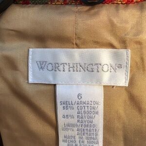 Gorgeous Classy Paisley Multi Color Worthington Blazer